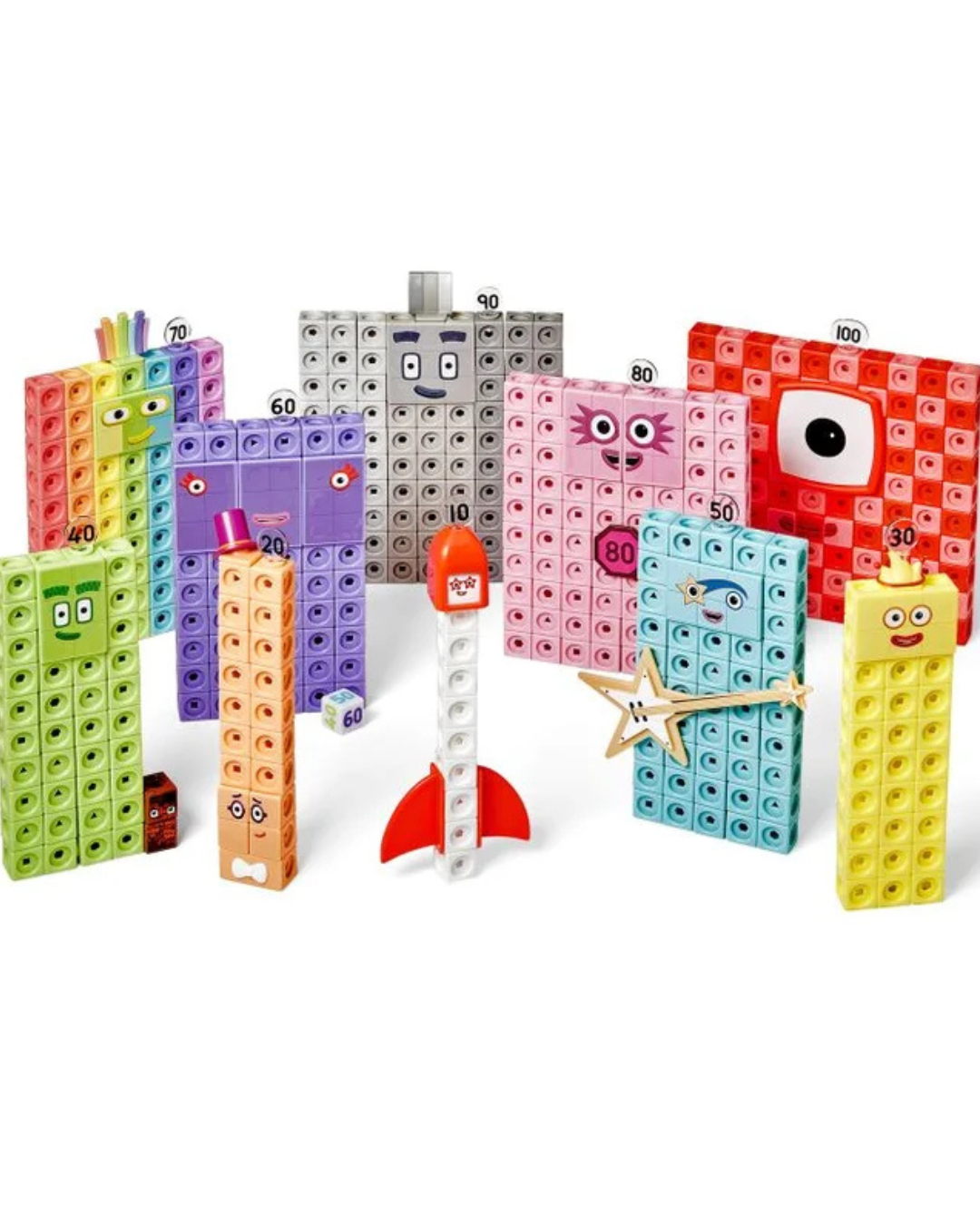 Learning Resources – Numberblocks kostky Mathlinks HEROES with ZEROES 1
